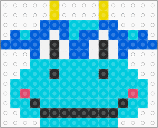 Cow - light blue,blue