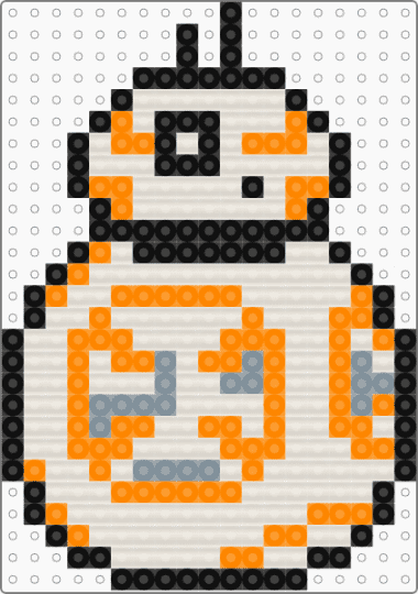 BB-8 - orange, white