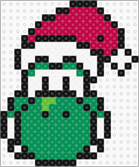 Super Mario Christmas Yoshi Hat - red,green