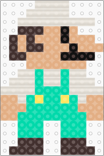 FIRE LUIGI - beige, teal