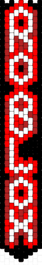 Classic roblox name tie thingy..? - red,white