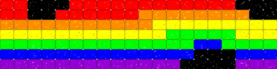 space rainbow - green,yellow,purple