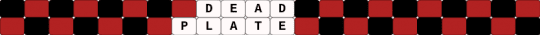 Dead plate ladder stitch - red,white