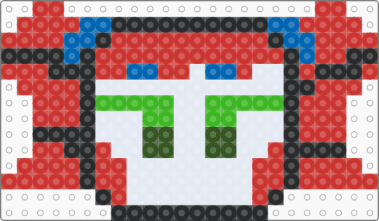 Circus baby pattern for @Witherings - red