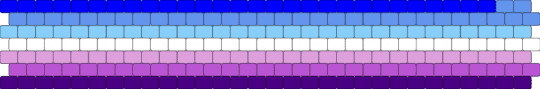 berrisexual peyote cuff - purple,pink,light blue