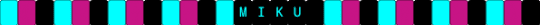 Miku single - light blue,pink