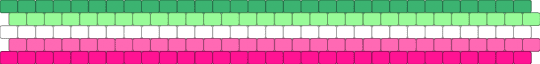 abrosexual peyote stitch - pink