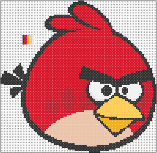 ★Angry Birds - Red★ - angry, birds, character, cotdbirds, red, tan, video game, white