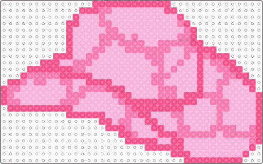 ★Pink Cow Print Cowboy Hat★ - color, cow, cowboy, cute, large, perler, pink, western