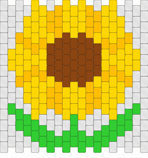 ★Sunflower Panel★ - clear, cute, flower, green, orange, plant, sunflower, yellow