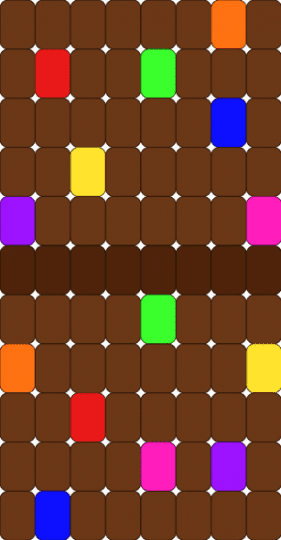 Cosmic Brownie with the Cosmic Candy Pieces - brown
