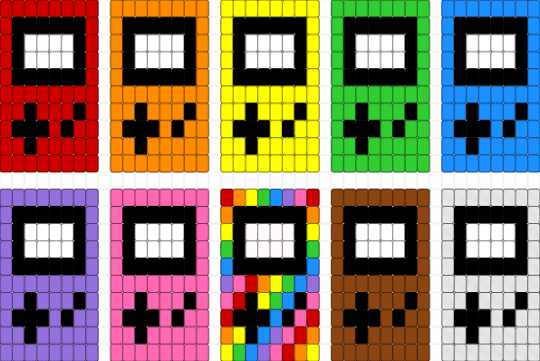 ★Game Boys★ - red,yellow,light blue