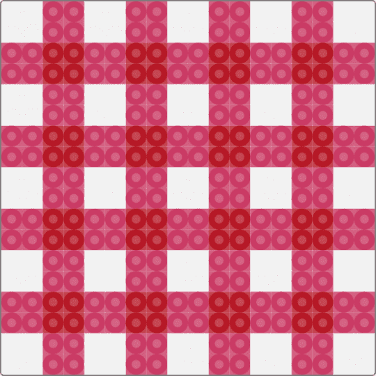 ★Gingham Coaster - Red★ - coaster, cute, cutecore, gingham, medium size, pink, red, small