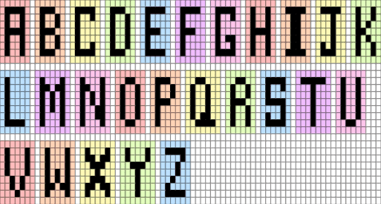 ★Kandi Letters★ - pink,beige,yellow,letter,rainbow,white,black,ladder,pastel,charm,simple
