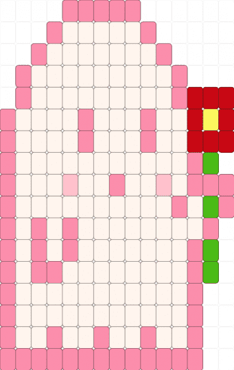 ★Ghost W/ Flower★ - cotdghosts, cute, flower, ghost, green, pink, red, white, yellow