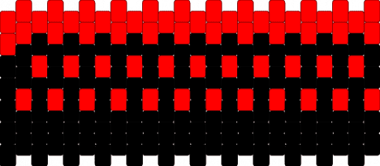 Acht's bracelet - red,black,splatoon