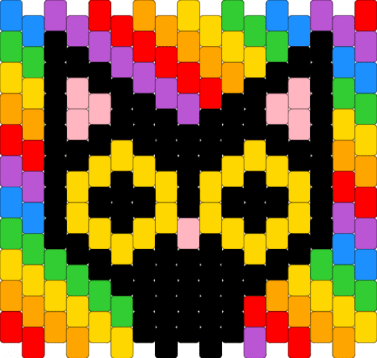 kat - pink,yellow