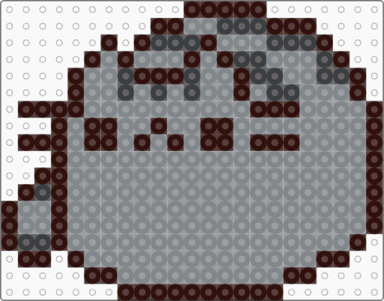 Pusheen guy thing - brown,gray