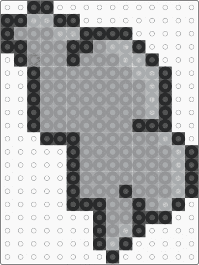 Cosmo trinket charm - black,gray