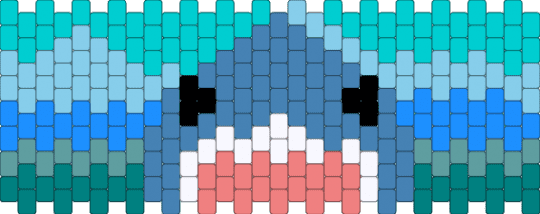 Shark Stitch - light blue