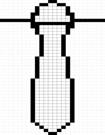 UFO tie template :D - black,white