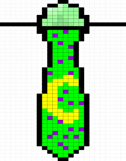 UFO tie :D - green