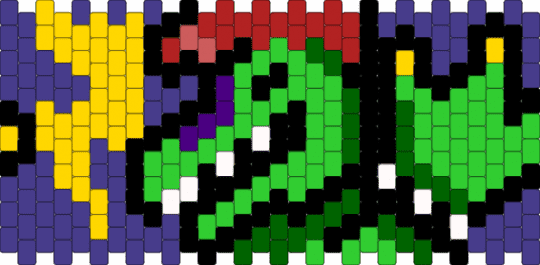 monty fnaf - purple,green