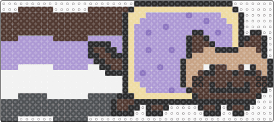 gender apathetic pride nyan cat - brown,pink