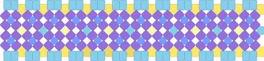pastel x cuff - light blue,purple
