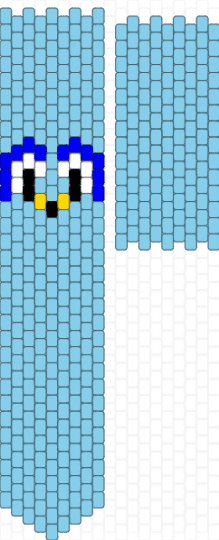 Bluey tie (wip) - light blue,bluey