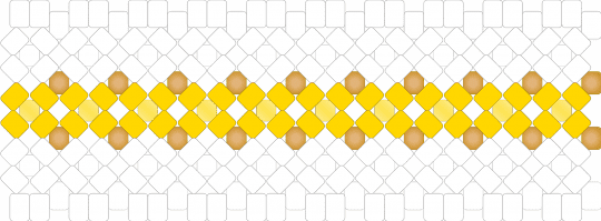 Egg Cuff Base - orange, white, yellow