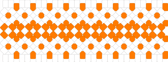 Sushi Cuff Base (Shrimp) - white,orange