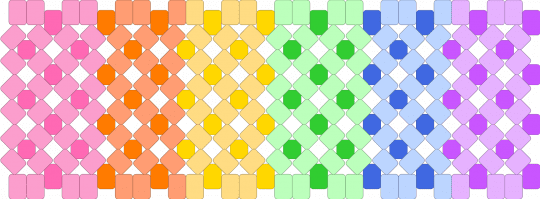 Marie - BBB v1 - pink,orange,yellow,teal