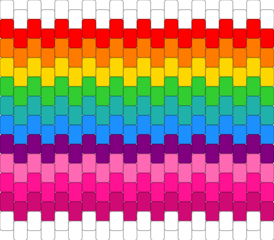 Rainbow Lighter Holder (Mini Beads) - pink