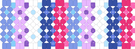 Qiqi - Genshin Cuff - light blue, pink