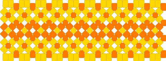 Sushi Cuff Base (Tamago) - yellow,orange