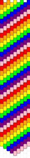 rainbow tie - pink,tie,rainbow,necktie,diagonal,stripes,colorful,bright