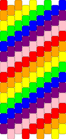 other part of rainbow tie idk - purple,pink,tie,rainbow,diagonal,stripes,necktie