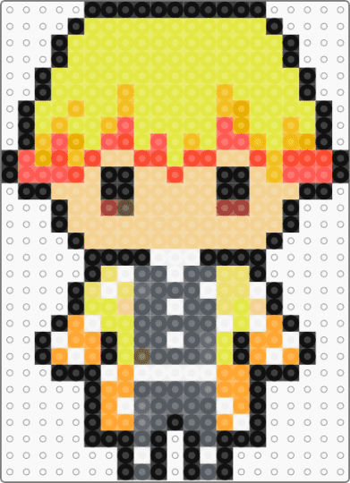 zenitsu - yellow,beige,gray