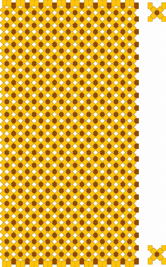pineapple cuff (base plus spikes) - cotdfruit, food, fruit, pineapple, red, yellow