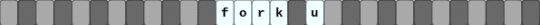 fork u - beige, cotdutensils, gray