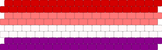 Alloace Cuff - pink,red,alloace,ace,asexual,pride,cuff,horizontal