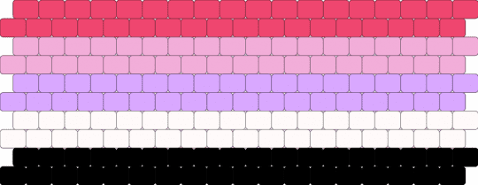Reciprosexual Cuff - red,pink,reciprosexual,recipro,pride,cuff,horizontal