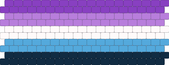 Acemid Cuff - purple,pink,light blue,blue,acemid,ace,pride,cuff,horizontal