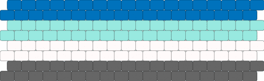 Fraysexual Cuff - gray,light blue,blue,fraysexual,pride,cuff,horizontal