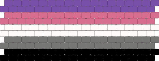 Pseudosexual Cuff - purple,pink,gray,pseudosexual,pseudo,ace,pride,cuff,horizontal