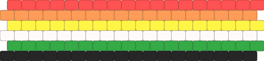 Lithromantic/Akoiromantic Cuff - yellow,orange,red,green,lithromantic,akoiromantic,lith,akoi,pride,cuff,horizontal