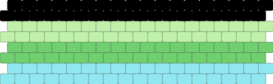 Quoi Aroace/Quoirose Cuff 1 - teal,light blue,yellow,quoi aroace,quoirose,quoi,pride,cuff,horizontal