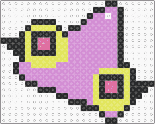 Gooseworx charm - pink,yellow,gooseworx,tadc,theamazingdigitalcircus,purple,black,circus
