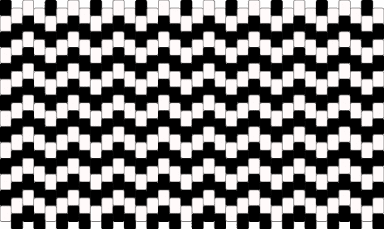 kandi bag panel 1+2 - bag, black, blacknwhite, idk, white, zigzag